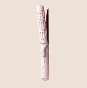 L'ANGE HAIR - Le Duo Standard 360° Airflow Styler Plug-in 2-in-1 3.5 in Titanium Flat Iron Adjustable Straightener & Curling Wand, Professional Hair Tools with Cooling Air Vents, Dual Voltage & Adjustable Temp, Adjustable Hair Straightener, How To Curl Ha