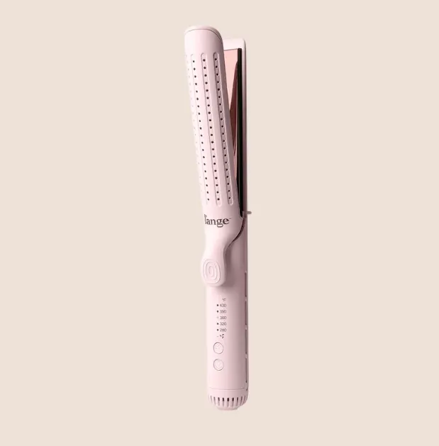 L'ANGE HAIR - Le Duo Standard 360° Airflow Styler Plug-in 2-in-1 3.5 in Titanium Flat Iron Adjustable Straightener & Curling Wand, Professional Hair Tools with Cooling Air Vents, Dual Voltage & Adjustable Temp, Adjustable Hair Straightener, How To Curl Ha