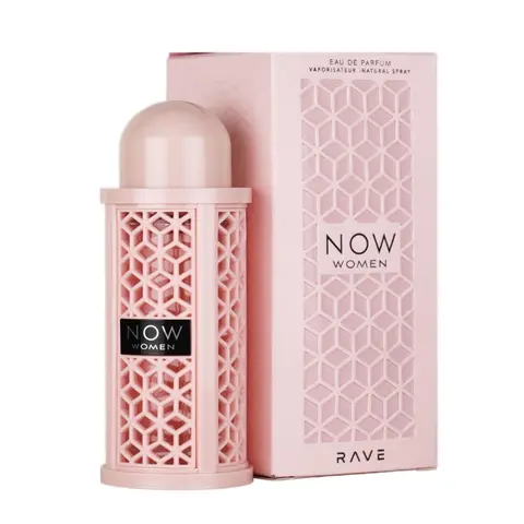 Lattafa Rave Now Eau de Parfum Spray - Women's Captivating & Distinctive EDP Fragranced Perfume, 3.4 oz EDP Scents Fragrance Product