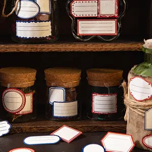 100 Sheets Inspirational Label Stickers, Large Quantity Index Labels, Multicolor Hand Account Marking Stickers, Learning Office Stationery Set DIY Decoration, Adhesive Tabs