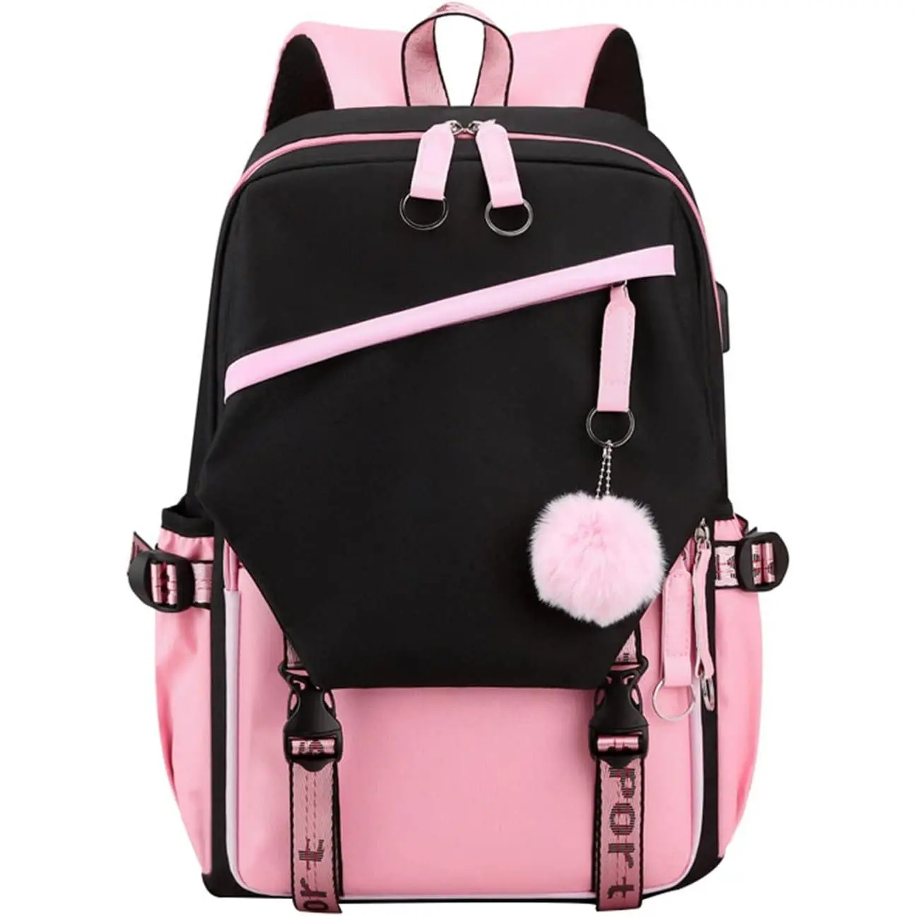 Alikpop Kpop Laptop Backpack - Functional Laptop Bag for Teen Girls, Junior Middle School Daypack, Outdoor Use