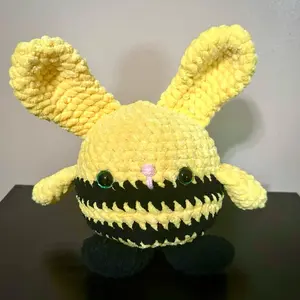 Crochet Bunny Bee with Safety Eyes