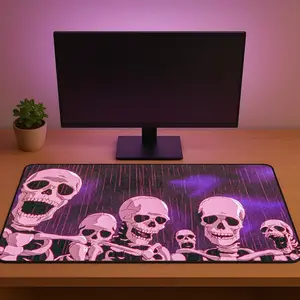 Berserk Skeletons Mouse Pad, Anime Gamer Desk Mat, Anime Mouse Pad, Desk Mat, pc accessories.