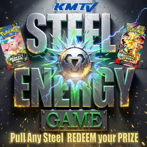 Kid Motors Tv Pull Any Steel Energy Card from select Pokemon Booster Packs for Sealed Products