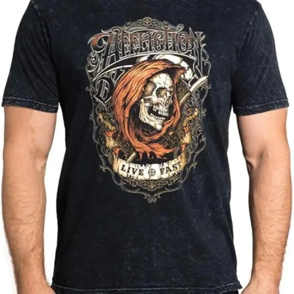 Affliction T Shirts for Men Affliction Clothing Core Classic Mens Shirts
