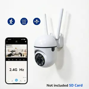 WiFi Remote 360° Security Camera, Auto Pan, Human Tracking, IR Night Vision, 24/7 Recording, Real-Time View, HD Quality, Bluetooth-compatible Setup