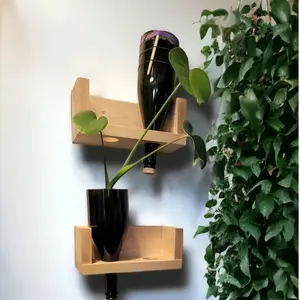 Set of 4 Floating Planter Shelves