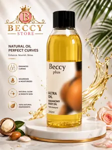 Beccy Natural Ultra-Perfect Curves Body Oil, Hydrating Bath & Massage Oil for Skin Care