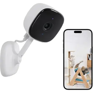 WiFi Indoor Camera for Home Security, 24/7 Recording Camera for Office/House/Apartment, Cloud & SD Card Storage, 2-Way Audio, Night Vision, AI Motion Detection, Alexa/Google Assistant Supported