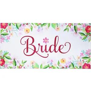 Bride Beach Towel - Large Travel Friendly Honeymoon Bride Towel - 60"x30" - Ideal for Bachelorette Pool Party and Beach Wedding Gift