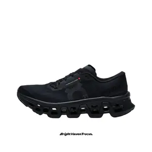 High-Energy Feedback Training Shoes, Triple Black Colorway, Dual-Density Foam Midsole