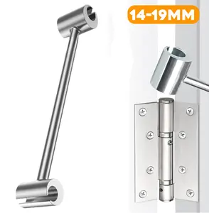 Hinges Gap Adjusting Wrench Steel, 14-19mm Door Hinge Adjustment Tool Heavy Duty Door Hinge Repair Spanner Multipurpose Hand Tools