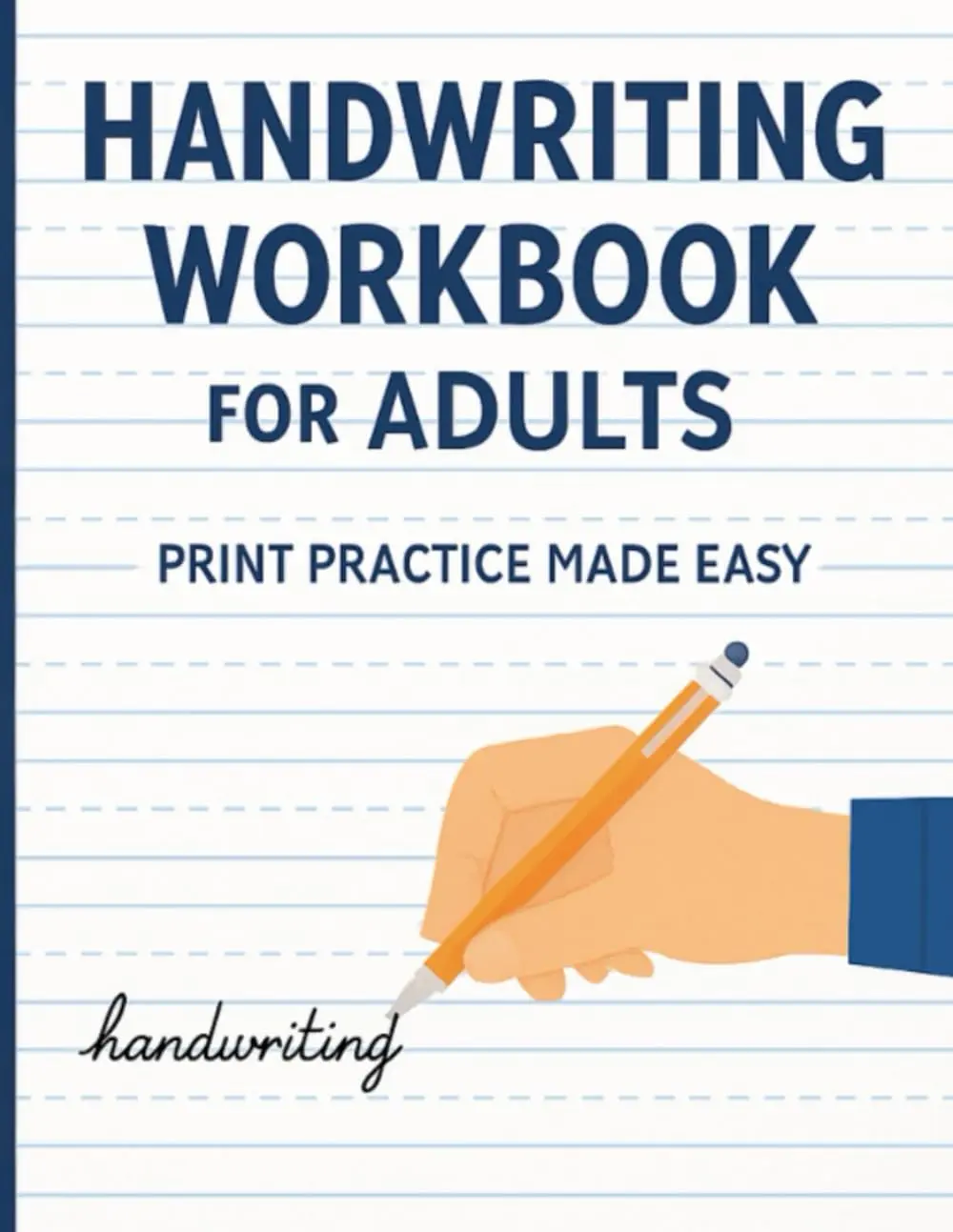 Handwriting Workbook for Adults: Print Practice Made Easy: Improve Your Penmanship with Lined Pages, Tracing Guides, and Real Writing Exercises