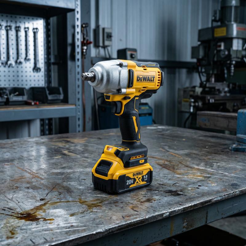 Dewei Dcf900 Electric Impact Wrench Brushless Cordless 1/2 Inch Compact Three-Speed Adjustable Pneumatic Massage Gun Tire Remover 20V