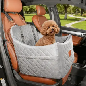 Cross-border best-selling pet car seat, detachable and washable, suitable for all seasons, co-pilot seat for small dogs with elevated bottom
