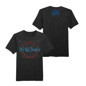 America 250 Constitution T-Shirt – We The People 1776–2026 Patriotic Graphic Shirt Men’s Tops