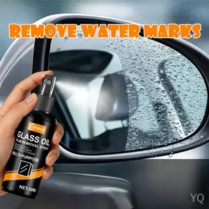 Car Glass Hydrophobic Spray, Removes Oil Film and Pollution, Durable Waterproof Coating, Enhances Rain Resistance and Visibility