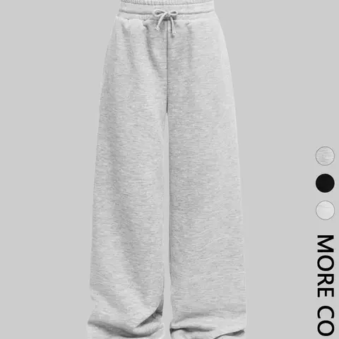 Women's Solid Color Loose Wide-Leg Sweatpants with Drawstring Waist, Breathable Outdoor Running Pants for All Seasons, Athletic Bottoms for Fitness and Commuting, Athleisure Style, Essential Activewear, Knit Track Pant, Workout Activewear Bottoms