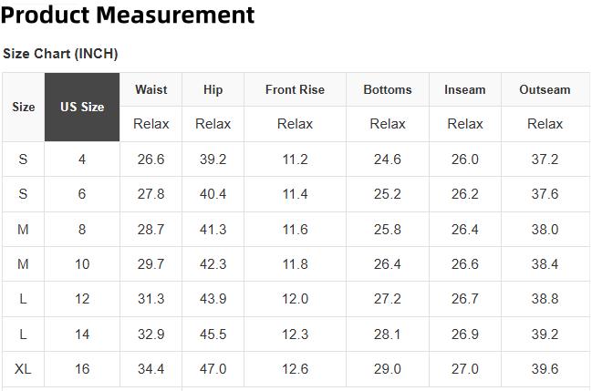 Women’s Drawstring High Waist Patched Big Pockrt Raw Hem Seam Detail Casual Wide Leg Denim Pants for Dailywear