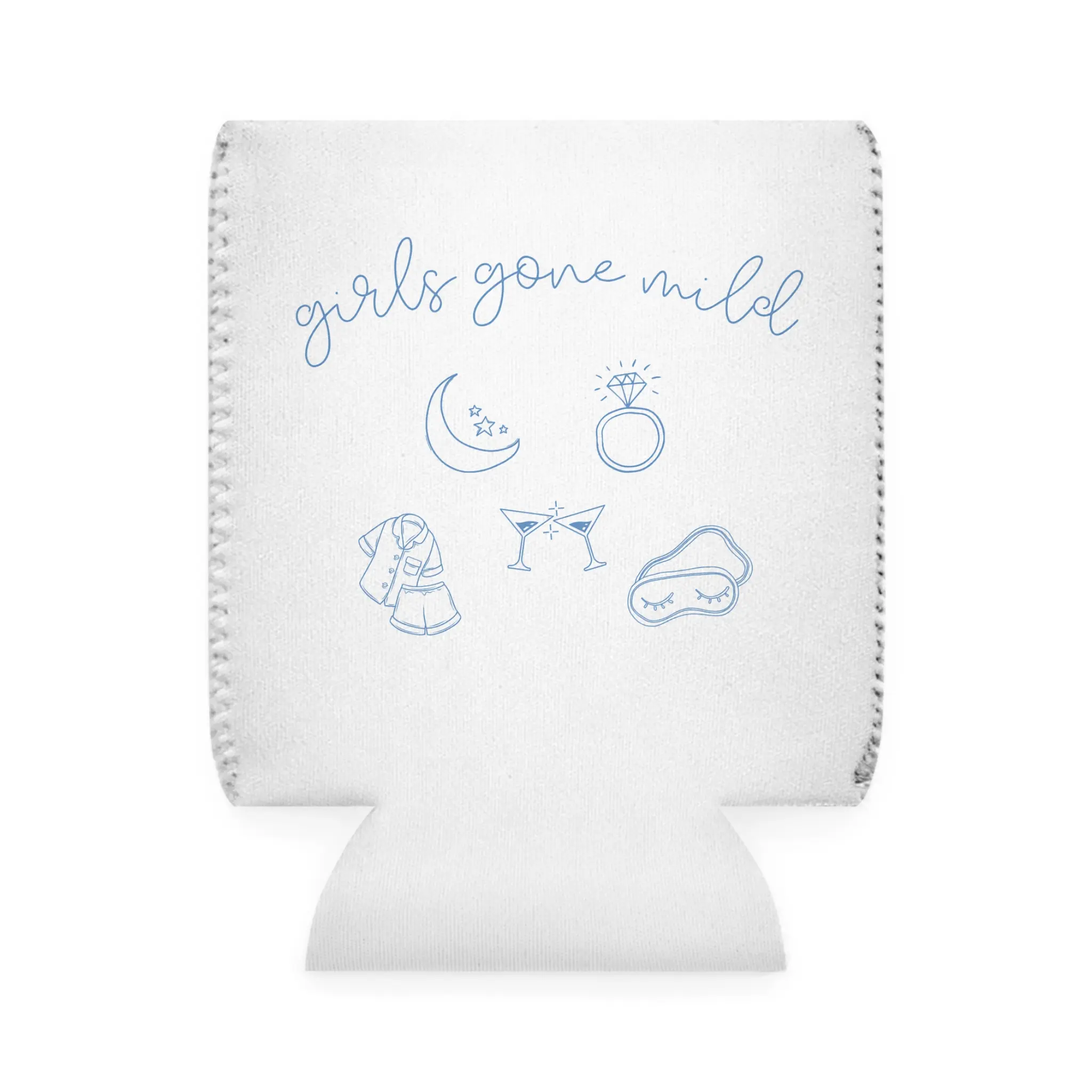 Girls Gone Mild Can Cooler Koozie, Funny Bachelorette Party Favor, Custom Girls Weekend Gift, Bridesmaid Gift, Wedding Party