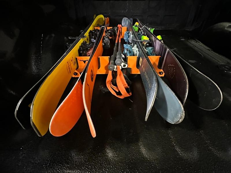 SUUS Rack SR4T Universal Ski & Snowboard Rack For Truck Bed or Van