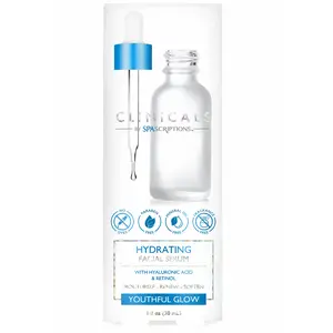 Clinicals Hydrating Facial Serum Hyaluronic Hyaluronic Acid Moisture Moisturize Skincare Retinol Comfort Daily
