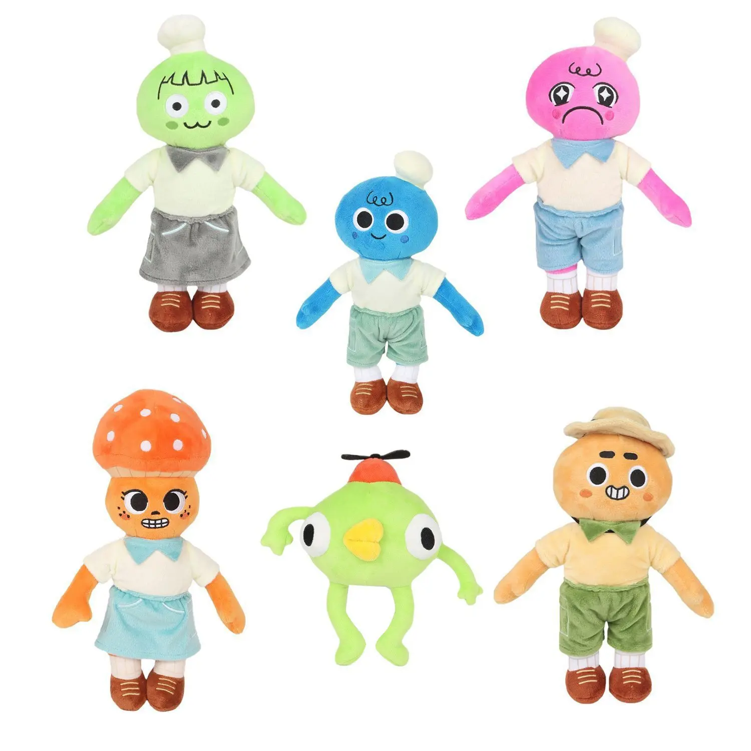 PEAK Soft Plush Cartoon Mushroom Chef Character Stuffed Toy Charm - Climbing Game Peripheral, Unisex Toys for Tots, Kids' Gift