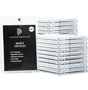 Magnetic Card Holder for 100pt Trading Cards One Touch Fit Clear UV Protection