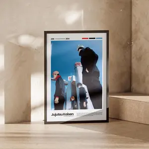 Shibuya Jujutsu Kaisen Anime Poster, Shibuya JJK Anime Decor Posters - NO FRAME