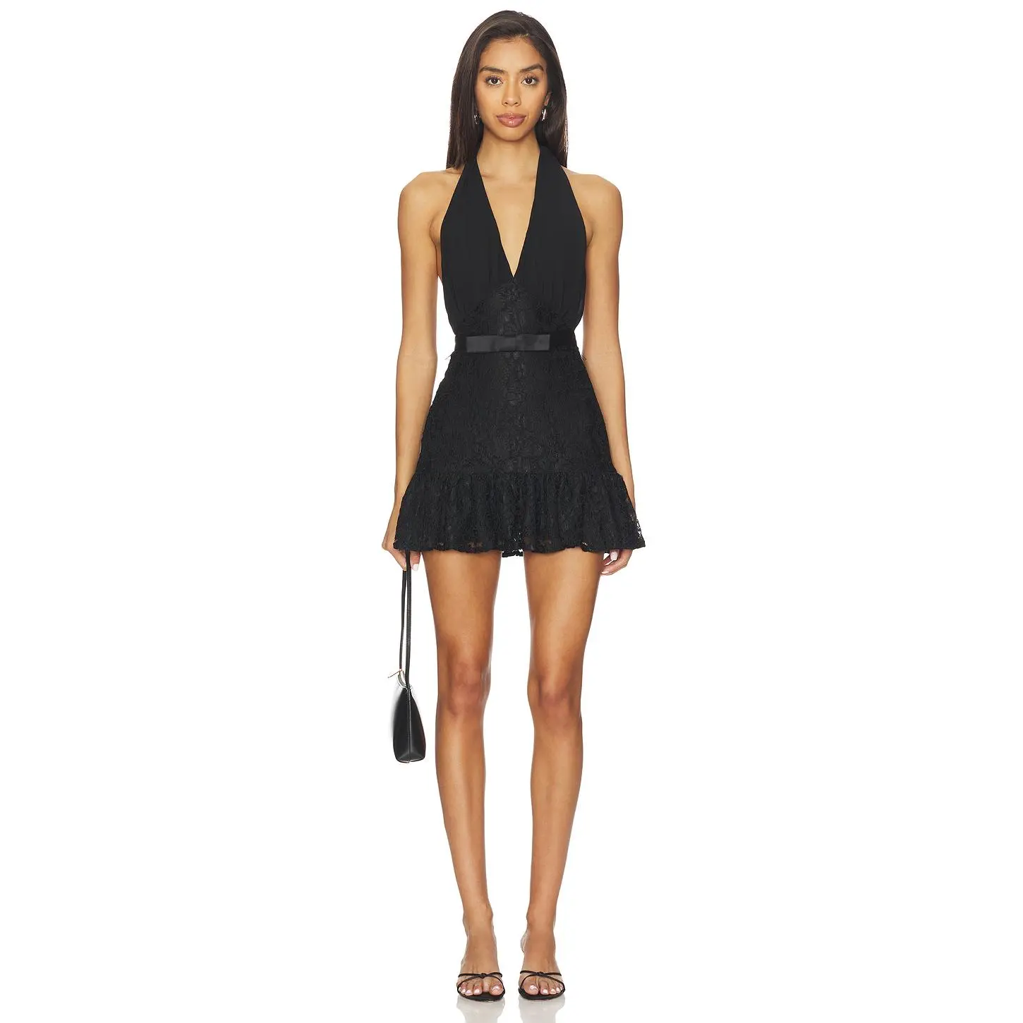 Lovers and Friends Joanna Mini Dress in Black