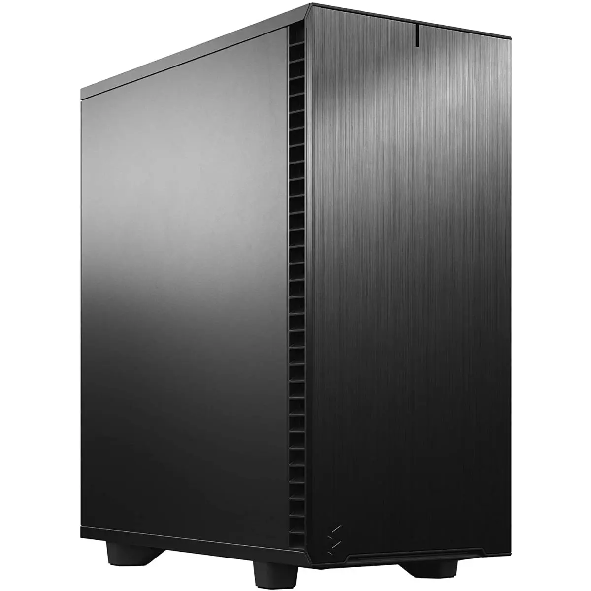 Define 7 Compact Black Brushed Aluminum & Steel ATX Silent Mid-Tower PC Case, 26.95 lbs, 4" x 5.512" & 6" x 4.724" Dimensions, Filtered Ventilation