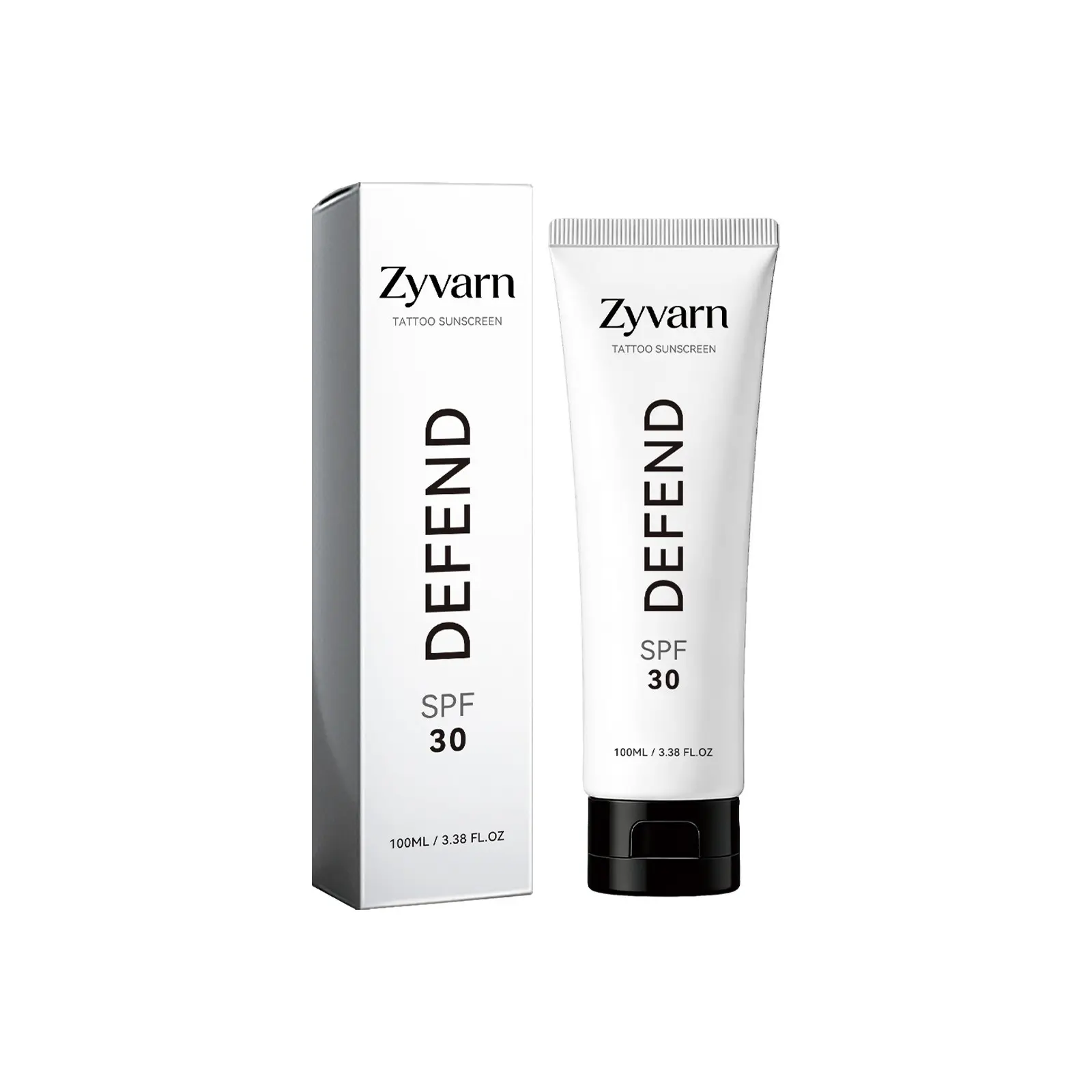 Zyvarn Tattoo Sunscreen Cream SPF Sunscreen Protector, Moisturizing Sunscreen Coconut Oil Burdock Root Extract Sun Protection Lotion, Prevent Tattoo Fading Keep Bright Vivid Color, Hydrating Refreshing Gentle Skin Care for Outdoor Daily Use