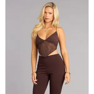 Delicate and Daring Strappy Crop Top