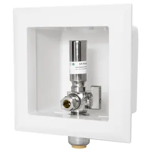 1/2" Push Fit Inlet, Dishwasher Outlet Box, with Copper Water Hammer Arrestor