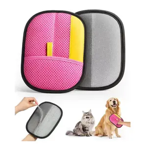 Pet Hair Removal Glove for Dogs & Cats - Upgraded Reusable Electrostatic Pet Hair Glove, Pet Hair Remover Tool for Laundry, Couch, Carpet & Car Seat, Gentle Grooming