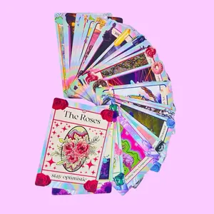 Odd Magic Rainbow Oracle Deck 44 Pcs Cards Tarot Spiritual Guidance with Guidebook for Personal Insight & Self Discovery