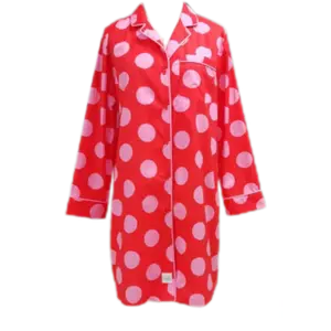 Red/pink polka dot Sleep Shirt