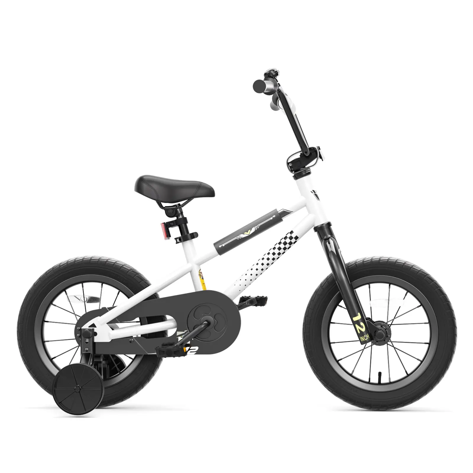 XJD BMX Style Kids Bicycle with Training Wheels Coaster Brake for 1-10 Years Old Toddlers Boys Girls Multiple Colors 12 14 16 Inch Kids Bike