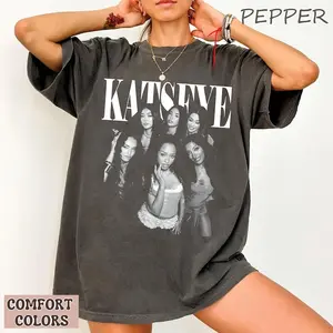 Comfort Colors Katseye Kpop Graphics Tee, Vintage Katseye The Beautiful Chaos Tour Shirt, Gabriela Shirt, Eyekon Kpop Fan Merch