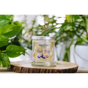 Fall Figs Wood Wick Soy Wax Candle