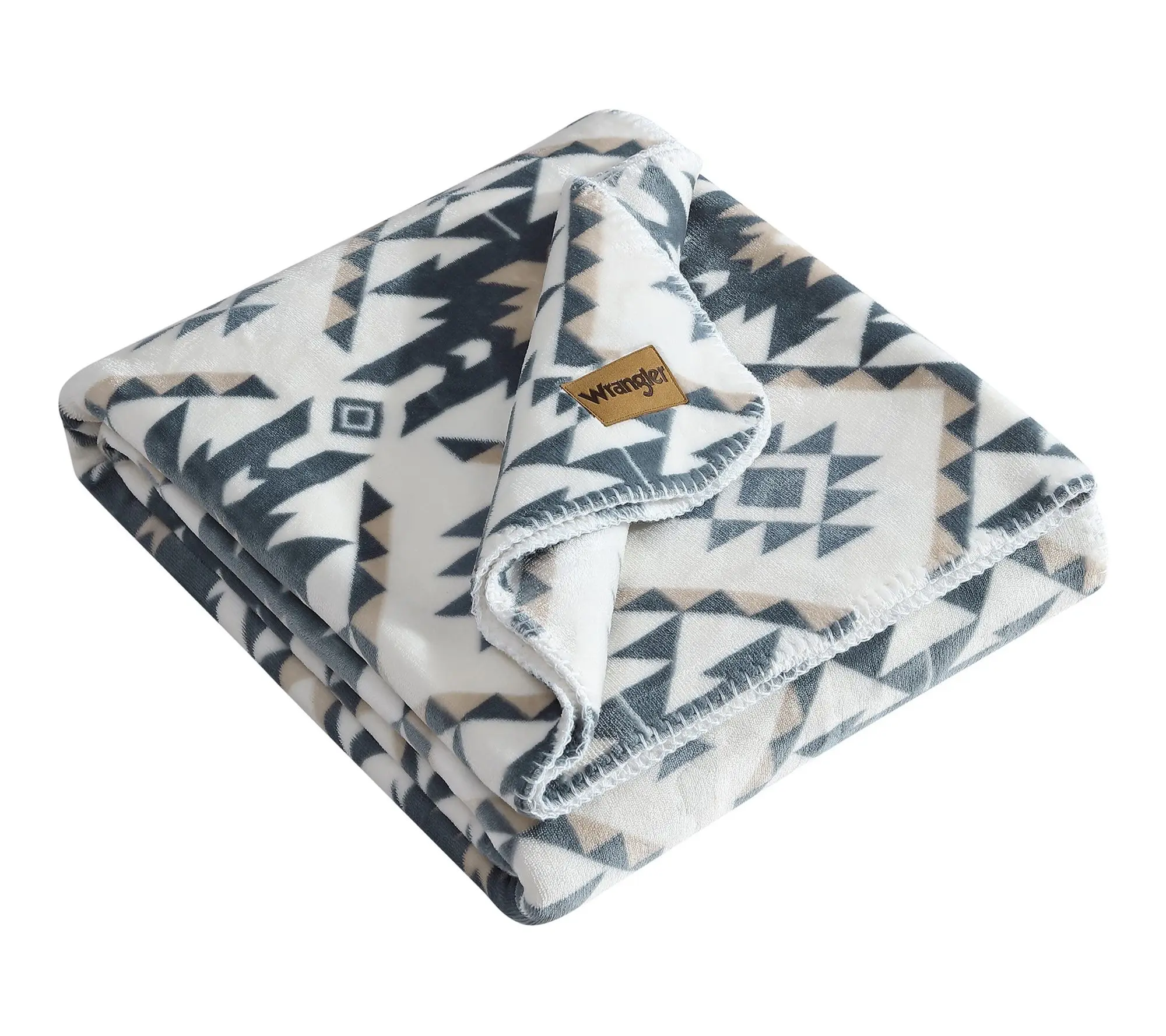 Wrangler Dakota Reversible Grey King Blanket