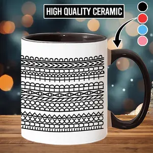 Hidden Message FDT Coffee Mug Anti Tr*mp Gift Ceramic Mug - att10053