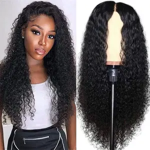 AA Brazilian Lace Front Wig – Long Deep Curly Wavy Hair | Natural Look | Glueless | US 2026