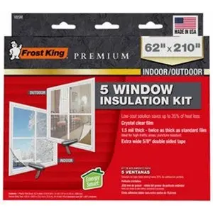 Thermwell 249524 62 x 210 in. Window Insulated Kit