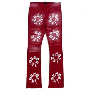 Kindred (Men’s Vintage red round lettering Stacked Jean)