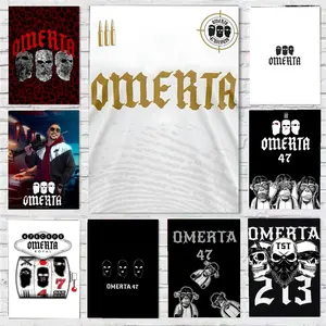rapper O-Omerta Maes  Poster Wall art print art suitable for living room bedroom bar parlor home decoration gift  Custom Photo Poster  Personalized Wall Art