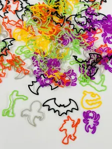 Sillybandz BULK Halloween- 500 Spooky Themed Sillybandz