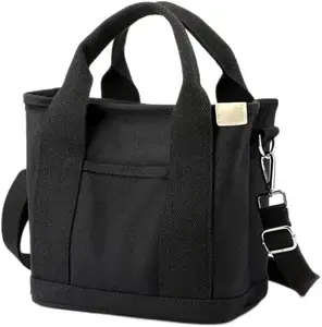 RIVERICH Small Tote Bag with Zipper, 2026 Canvas Multi-Pocket Crossbody Bag Shoulder Bag Satchel Hobo Bag Messenger Bag tiktokshopspringglowup