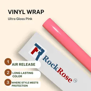 RockRose Ultra-Gloss Vinyl Wrap Pink