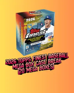BREAK #A231 - 2026 TOPPS FINEST BASEBALL MEGA BOX FULL CASE BREAK (20 MEGA BOXES) ALL CARDS SHIP